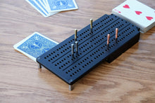 Load image into Gallery viewer, Three-player Travel Cribbage Board
