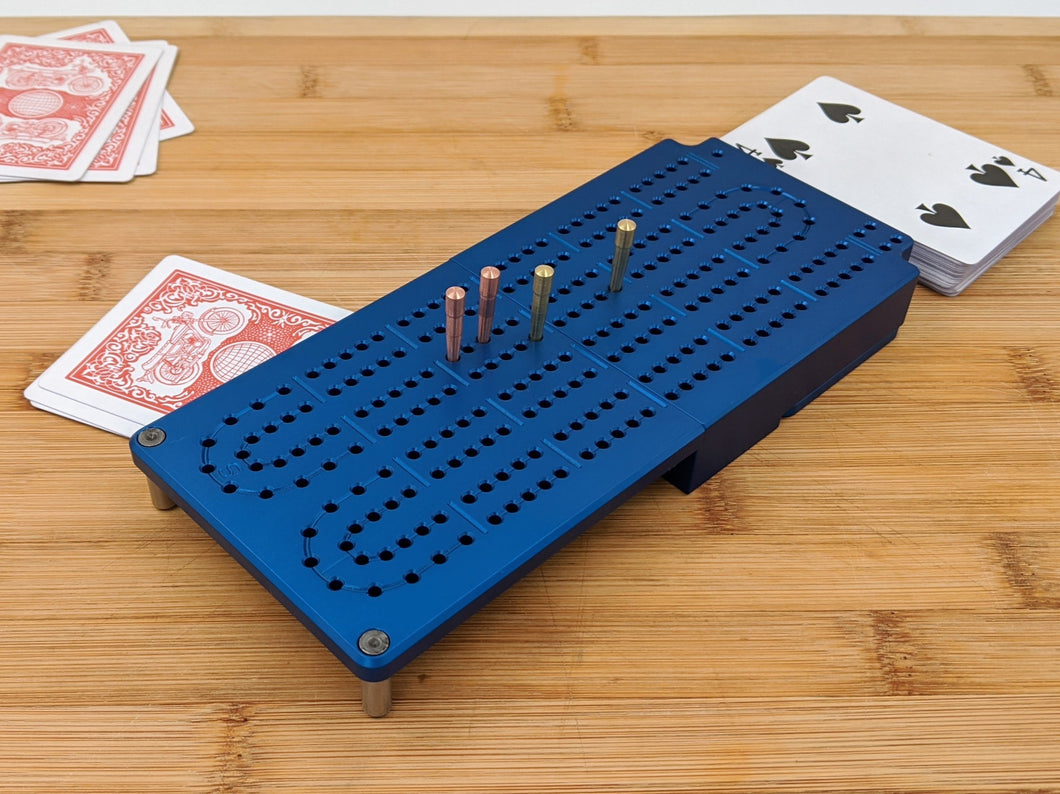 Two-Player Travel Cribbage Board